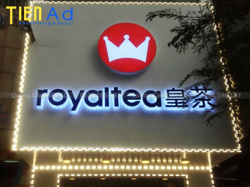 Đơn vị thi công biển quảng cáo chữ nổi đèn LED uy tín tại TP.HCM