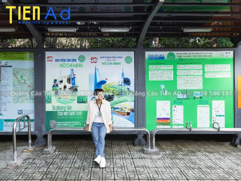 Đơn vị thi công quảng cáo nhà chờ xe buýt uy tín tại TP.HCM
