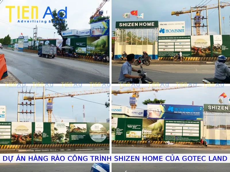 Dự án hàng rào công trình Shizen Home của Gotec Land