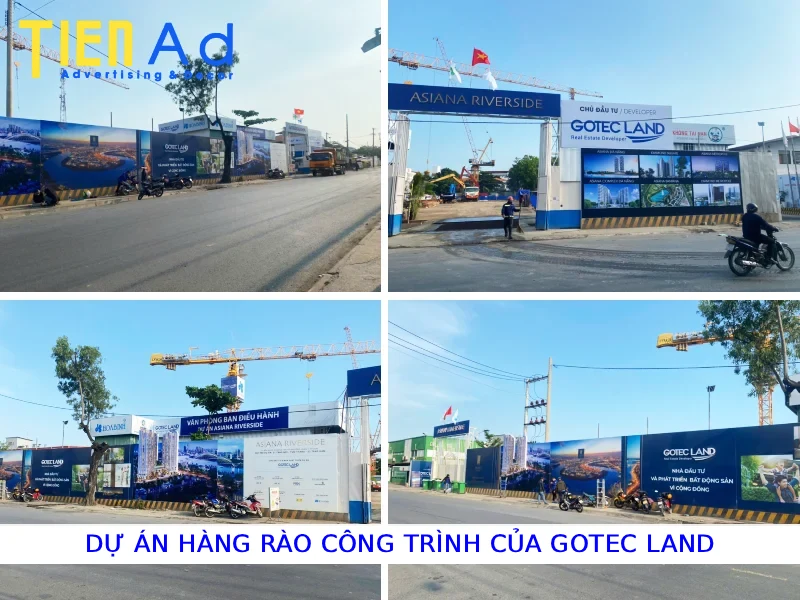 Dự án hàng rào công trình của gotec land