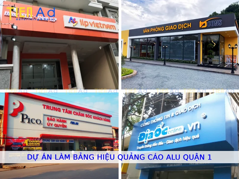 Dự án làm bảng hiệu quảng cáo alu Quận 1