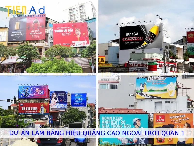 Dự án làm bảng hiệu quảng cáo ngoài trời Quận 1