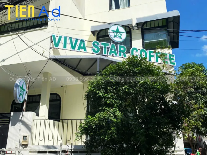 Gia công chữ nổi mica đèn LED