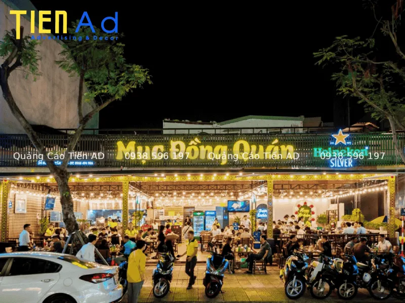 Gợi ý nội dung trên bảng hiệu quán nhậu ngắn gọn, dễ nhớ