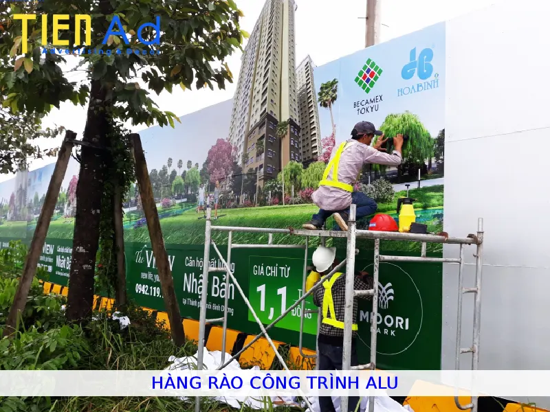 HÀNG RÀO CÔNG TRÌNH BẰNG ALU