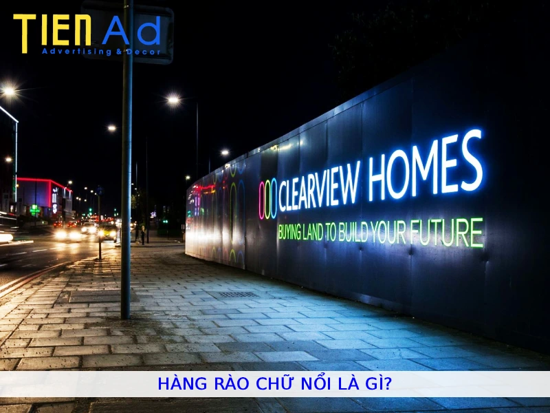 Hàng rào chữ nổi là gì