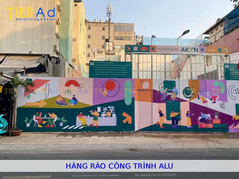 Hàng rào công trình alu