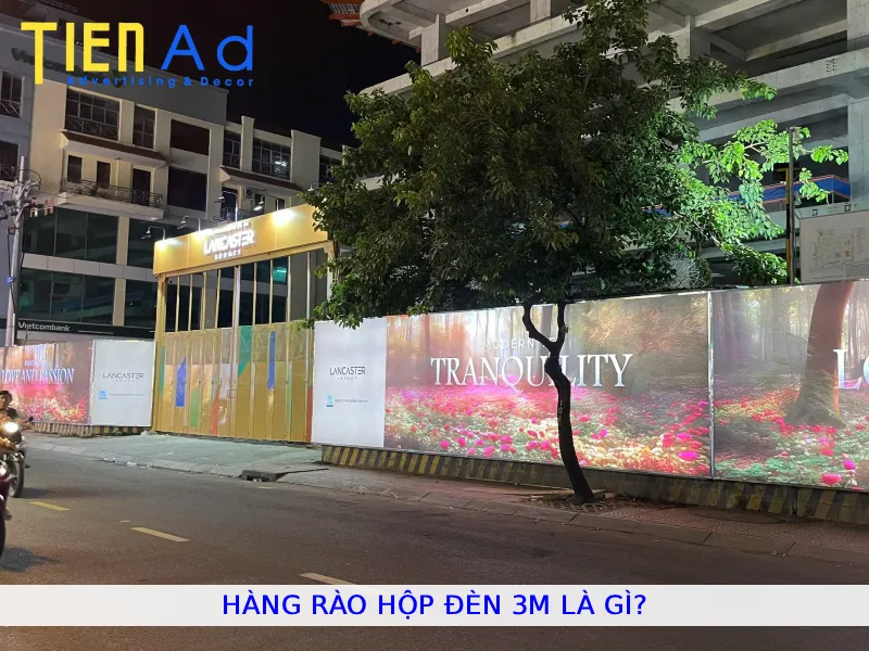 Hàng rào hộp đèn 3M là gì