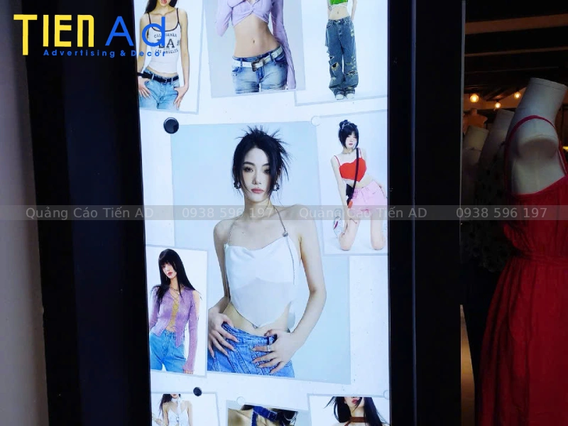Hình ảnh dự án làm bảng hiệu shop thời trang G.I.A.O