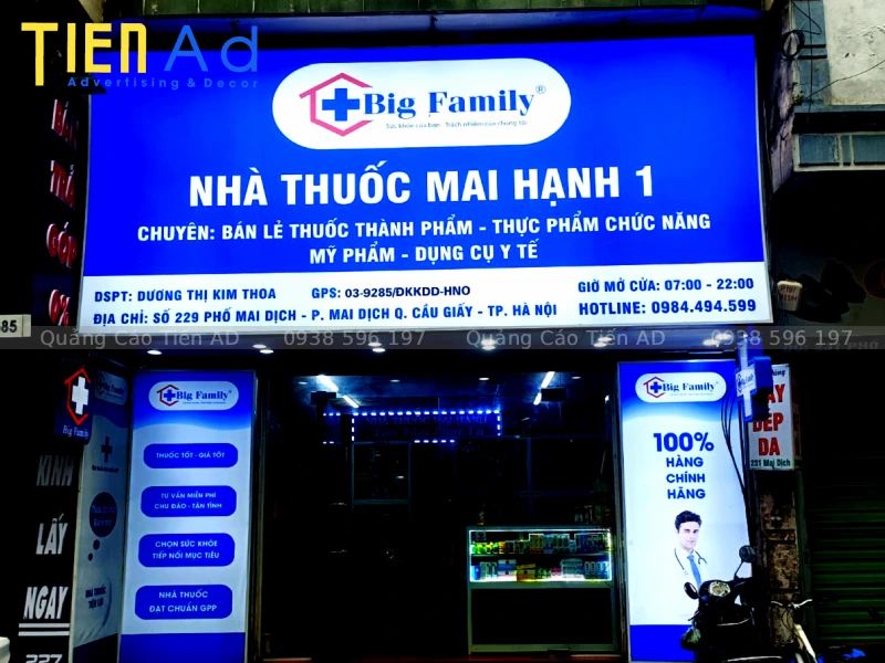 Hộp đèn bạt không gân - 3