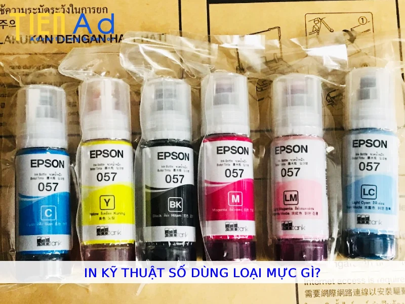 In kỹ thuật số dùng loại mực gì