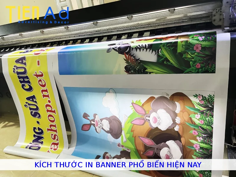 Kích thước in banner phổ biến hiện nay