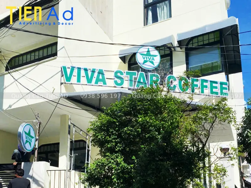 Làm bảng hiệu Viva Star Coffee - 1
