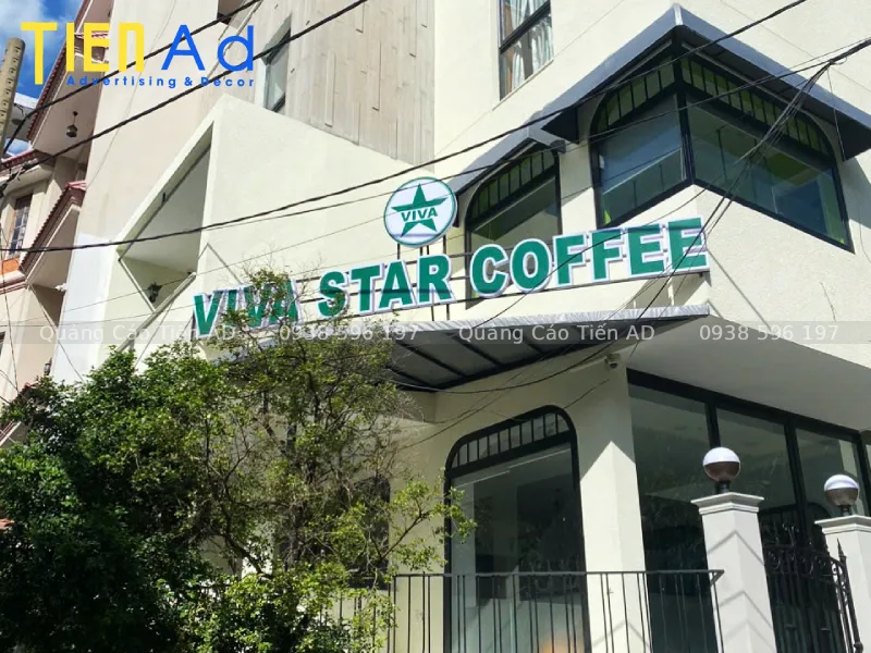 Làm bảng hiệu Viva Star Coffee - 3