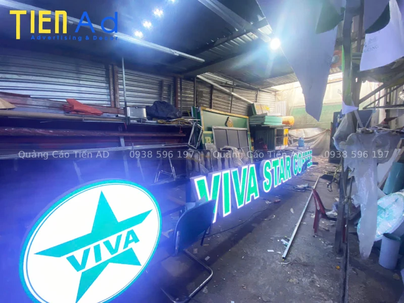 Làm bảng hiệu Viva Star Coffee - 7