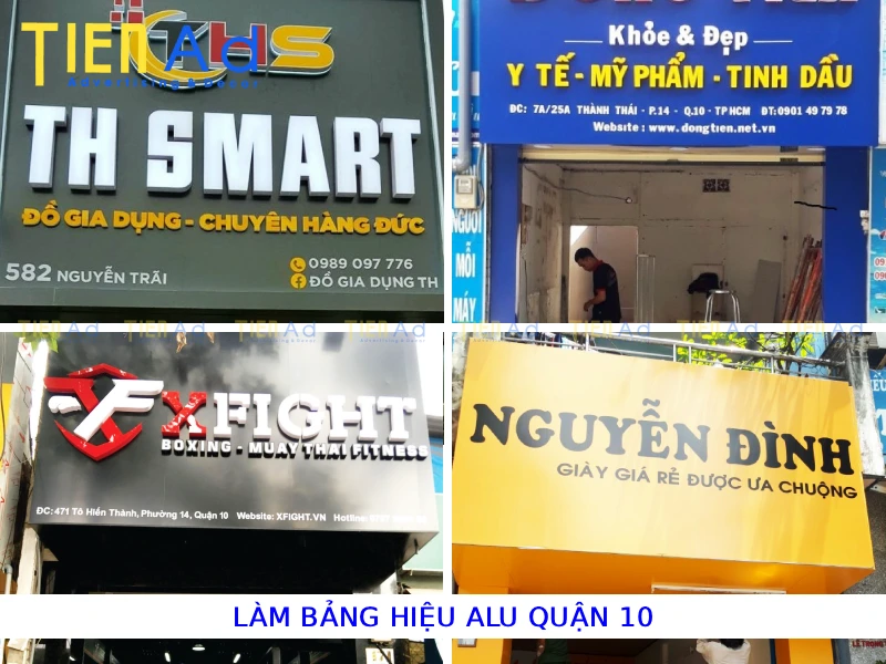Làm bảng hiệu alu Quận 10