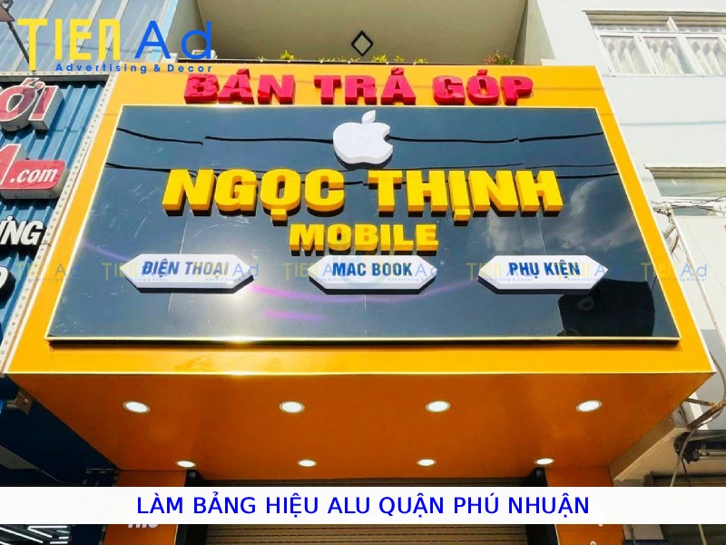 Làm bảng hiệu alu Quận Phú Nhuận