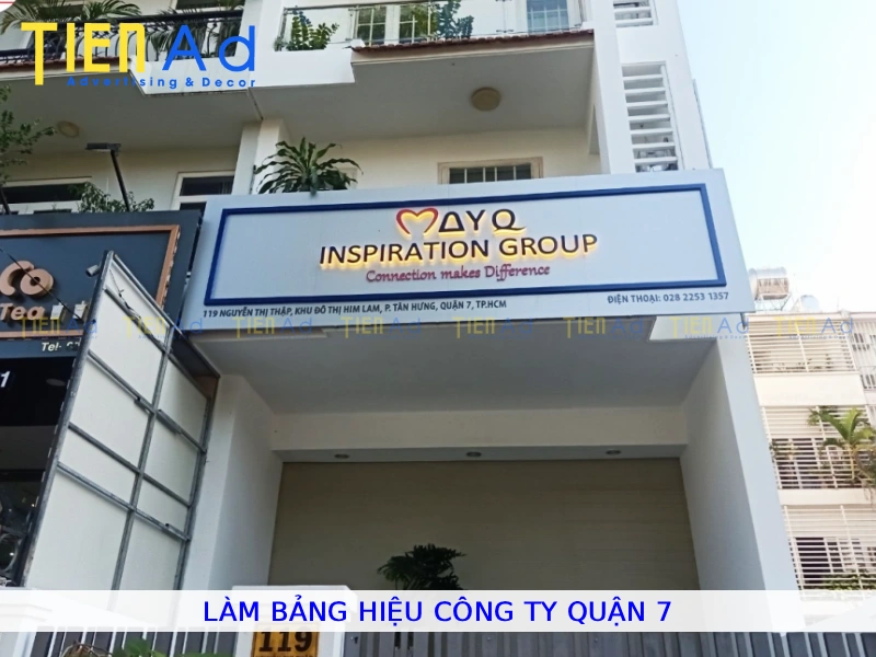 Làm bảng hiệu công ty Quận 7