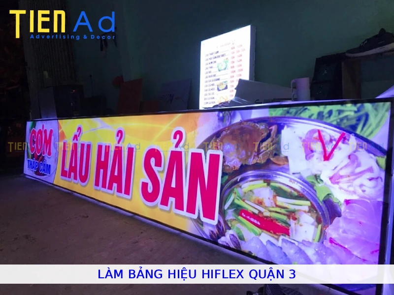 Làm bảng hiệu hiflex Quận 3