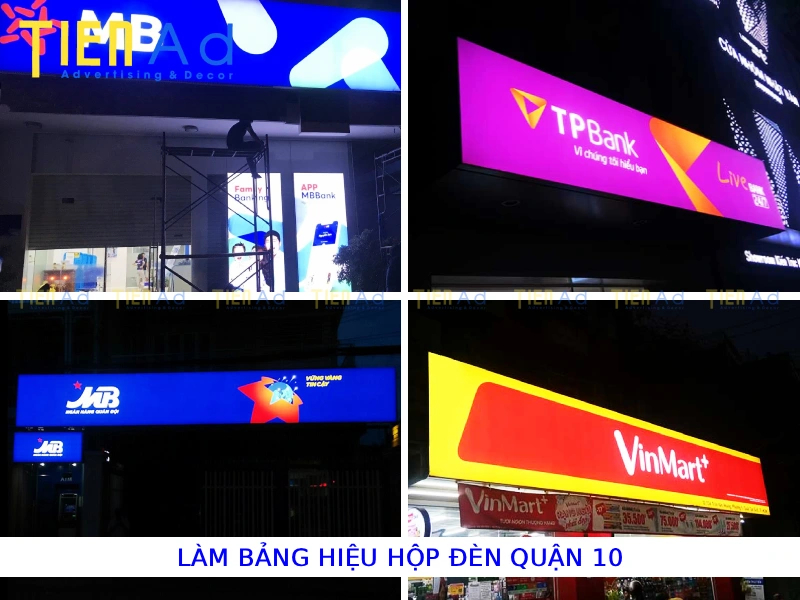 Làm bảng hiệu hộp đèn Quận 10