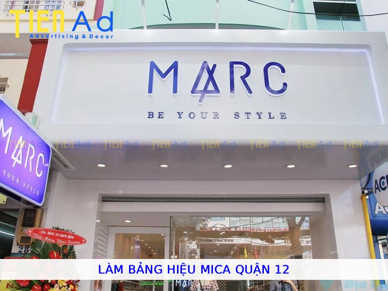 Làm bảng hiệu mica Quận 12