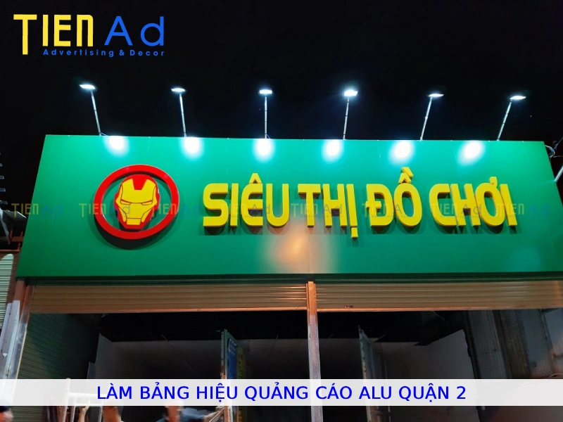 Làm bảng hiệu quảng cáo alu Quận 2