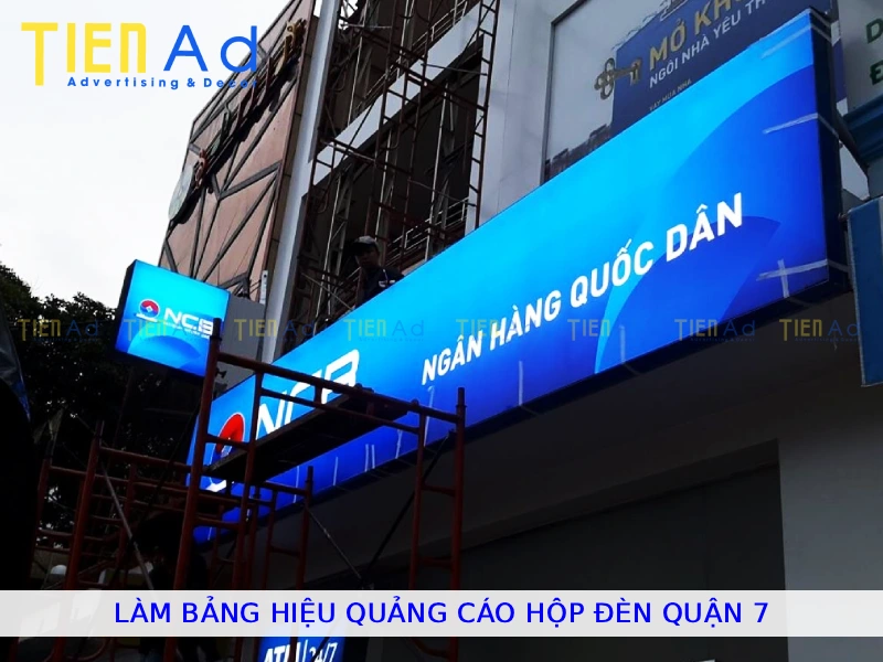 Làm bảng hiệu quảng cáo hộp đèn Quận 7