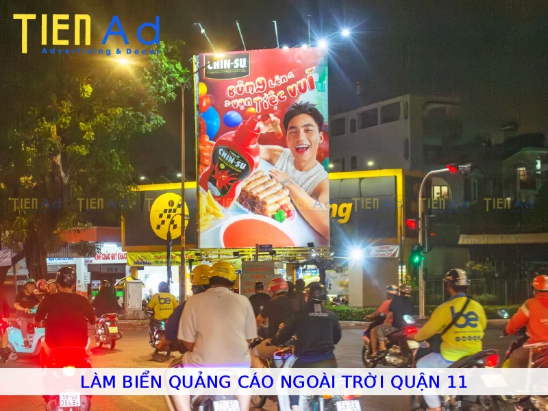 Làm biển quảng cáo ngoài trời Quận 11