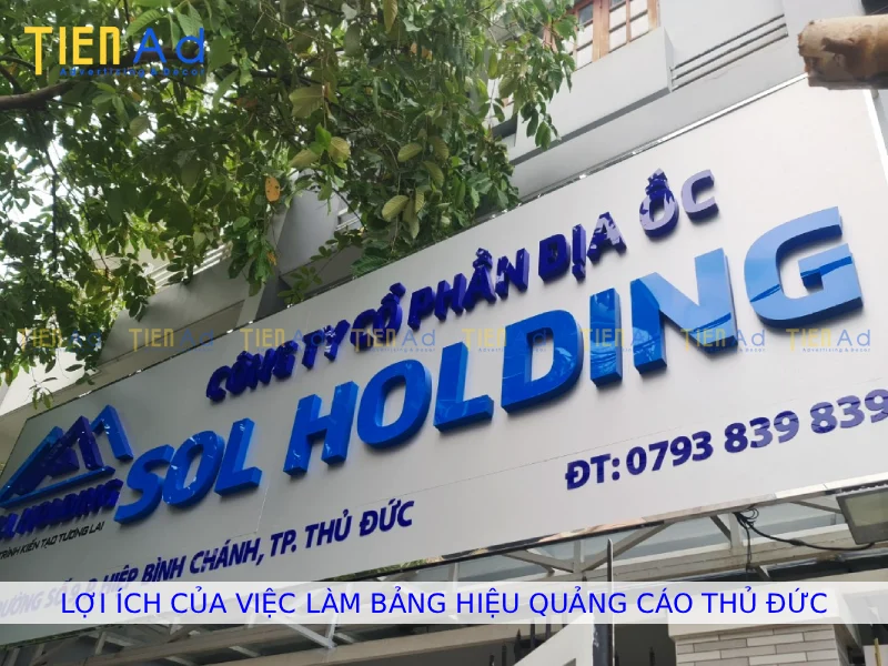 Lợi ích của việc làm bảng hiệu quảng cáo Thủ Đức