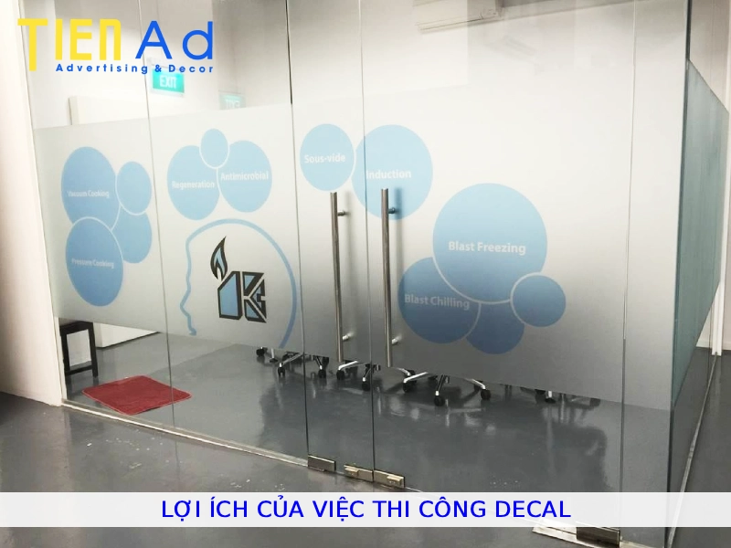 Lợi ích của việc thi công decal