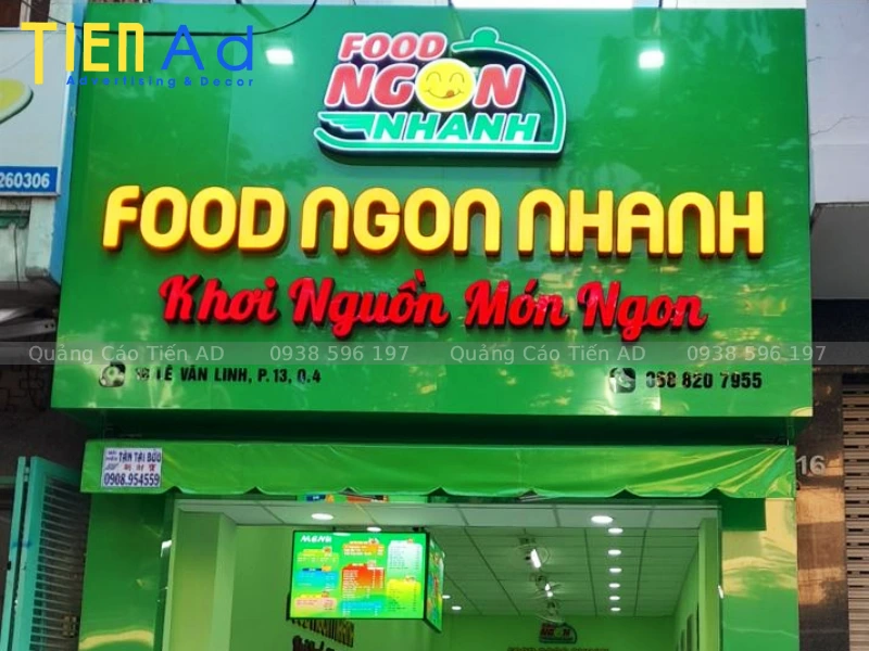 Lưu ý để làm bảng hiệu alu chữ nổi mica đẹp và tiết kiệm