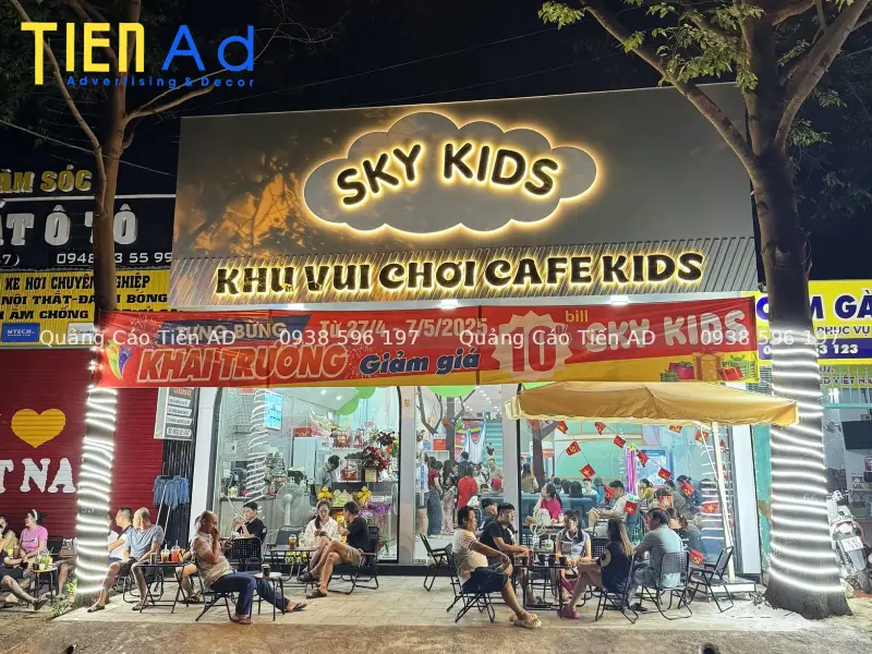 Lưu ý khi lắp đặt bảng hiệu tại khu vui chơi trẻ em