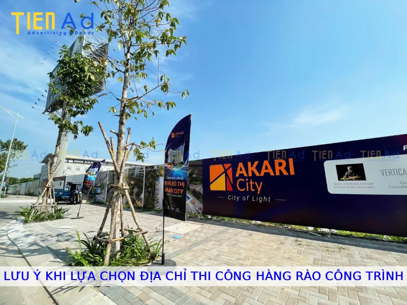 Lưu ý khi lựa chọn địa chỉ thi công hàng rào công trình