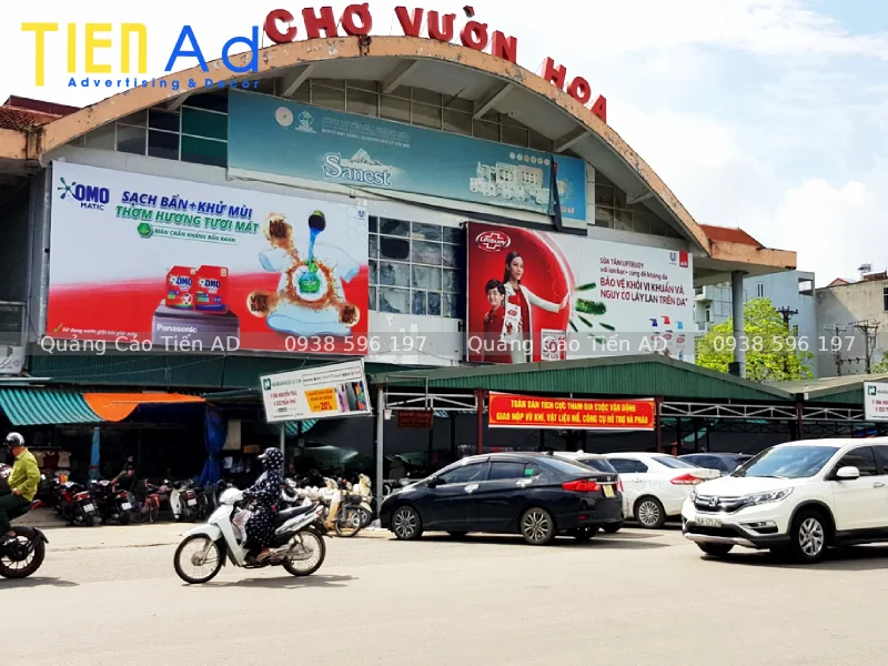 Lưu ý khi thi công thay bạt pano chợ ngoài trời