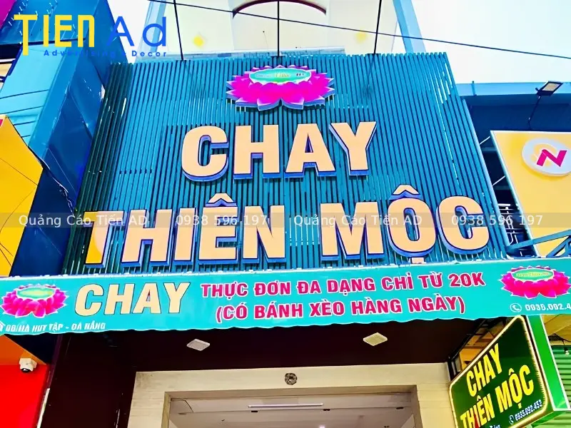 Lưu ý quan trọng khi làm bảng hiệu quán chay