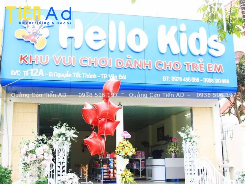 Mẫu bảng hiệu khu vui chơi trẻ em - 2