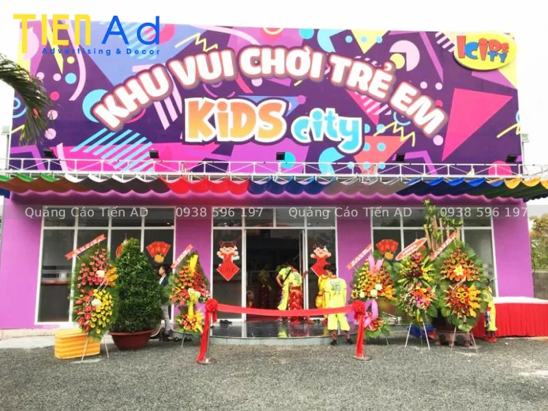 Mẫu bảng hiệu khu vui chơi trẻ em - 4