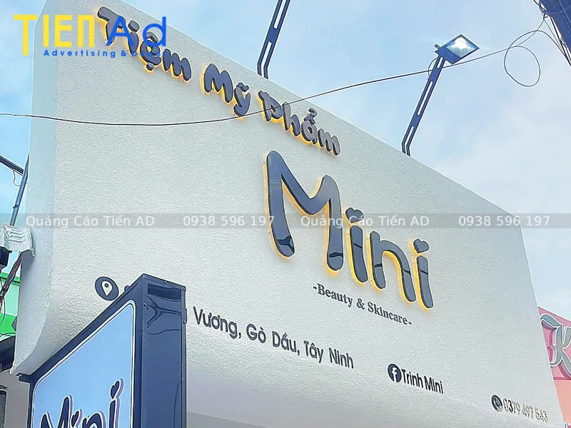 Mẫu bảng hiệu mỹ phẩm - 1