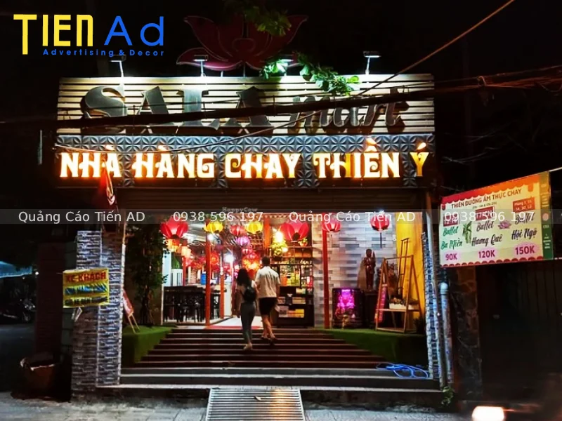 Mẫu bảng hiệu quán chay - 7