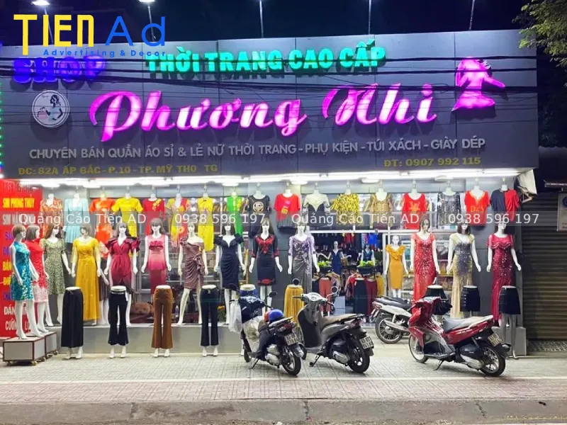 Mẫu bảng hiệu shop quần áo - 1