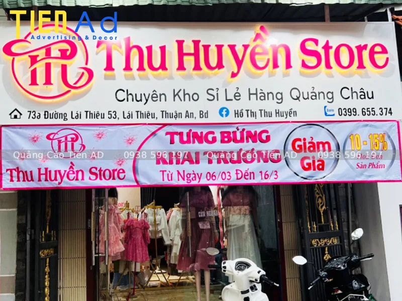 Mẫu bảng hiệu shop quần áo - 7