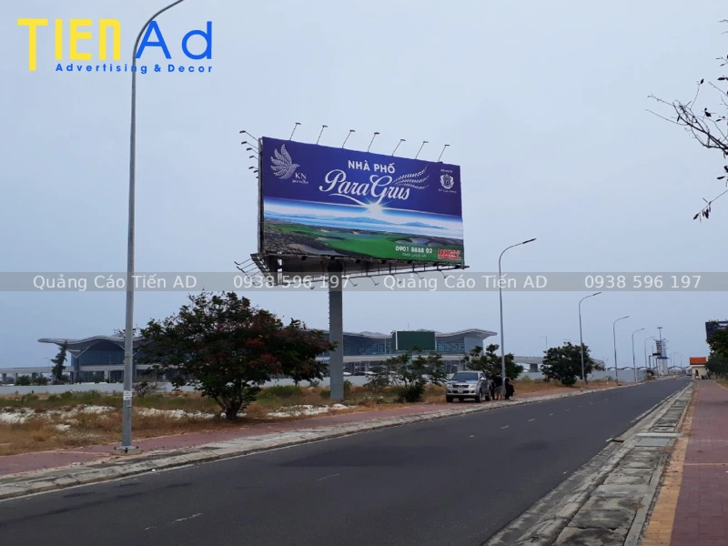 Mẫu biển quảng cáo lật 3 mặt Trivision Billboard - 3