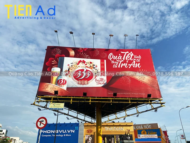Mẫu biển quảng cáo lật 3 mặt Trivision Billboard - 5