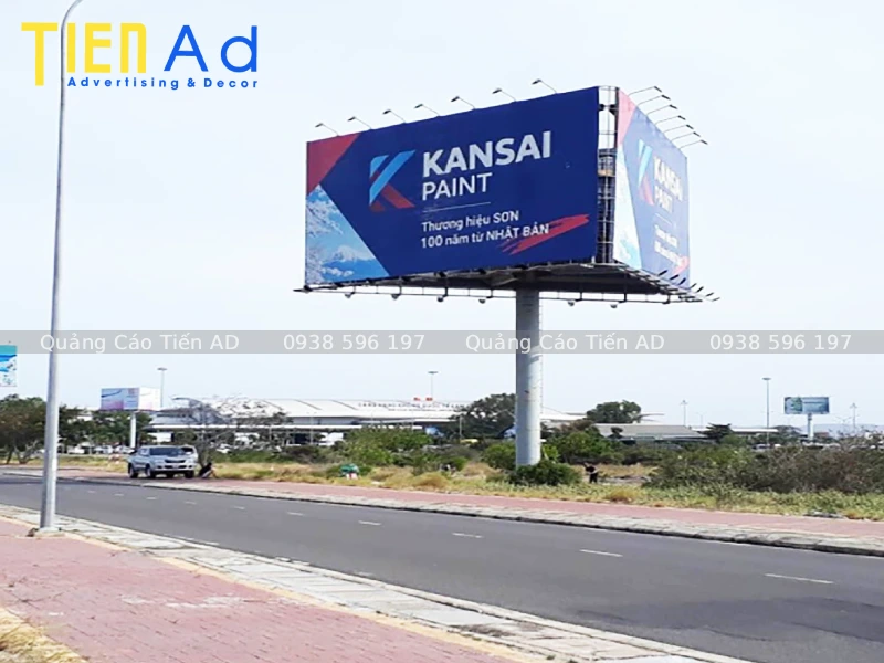 Mẫu biển quảng cáo lật 3 mặt Trivision Billboard - 8