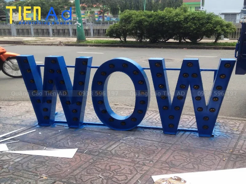 Mẫu chữ nổi 3D đẹp ấn tượng giúp cửa hàng của bạn nổi bật trong mắt khách hàng