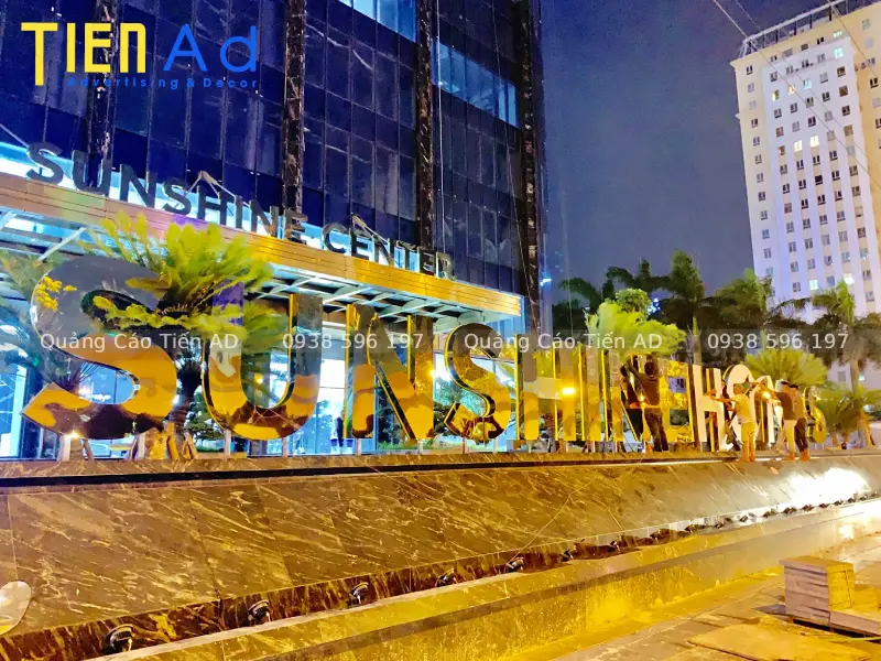 Mẫu chữ nổi cổng tòa nhà, cổng chào đô thị, khu công nghiệp - 1