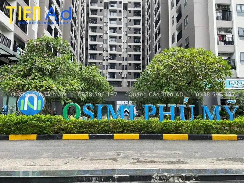 Mẫu chữ nổi cổng tòa nhà, cổng chào đô thị, khu công nghiệp - 4