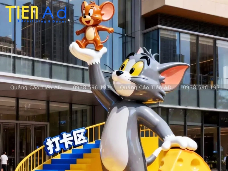 Mẫu mô hình Tom và Jerry composite - 5