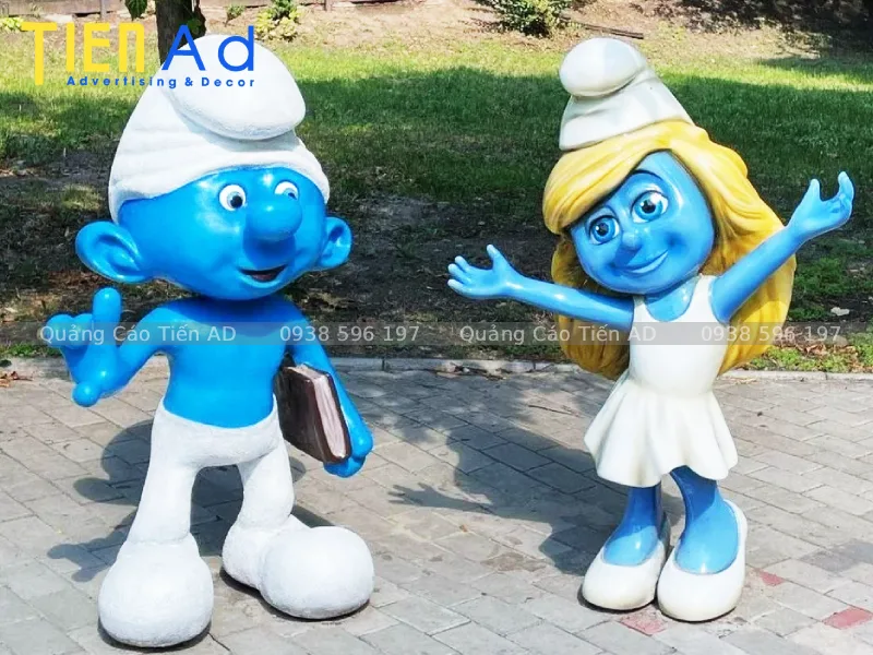Mẫu mô hình Xì Trum composite - 4