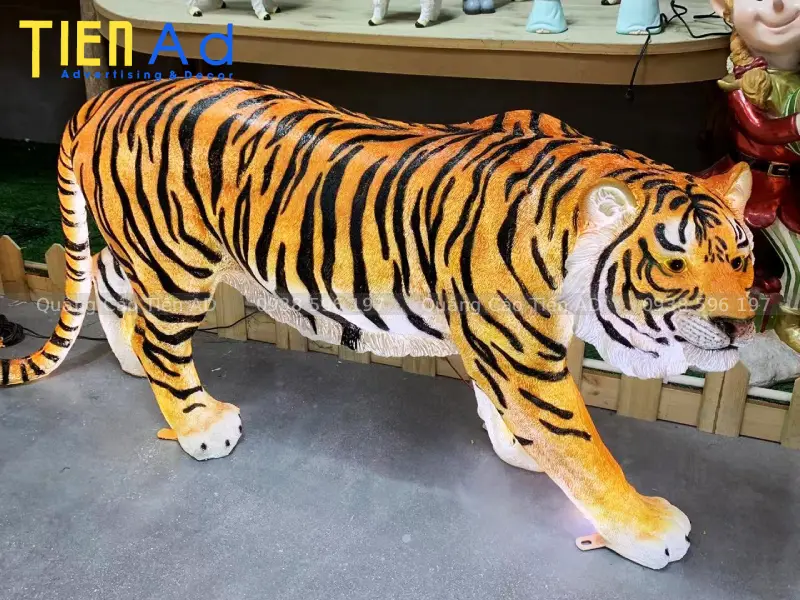 Mẫu mô hình con hổ composite - 3